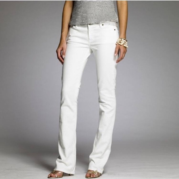 J. Crew Denim - J.Crew white denim bootcut 28 S
